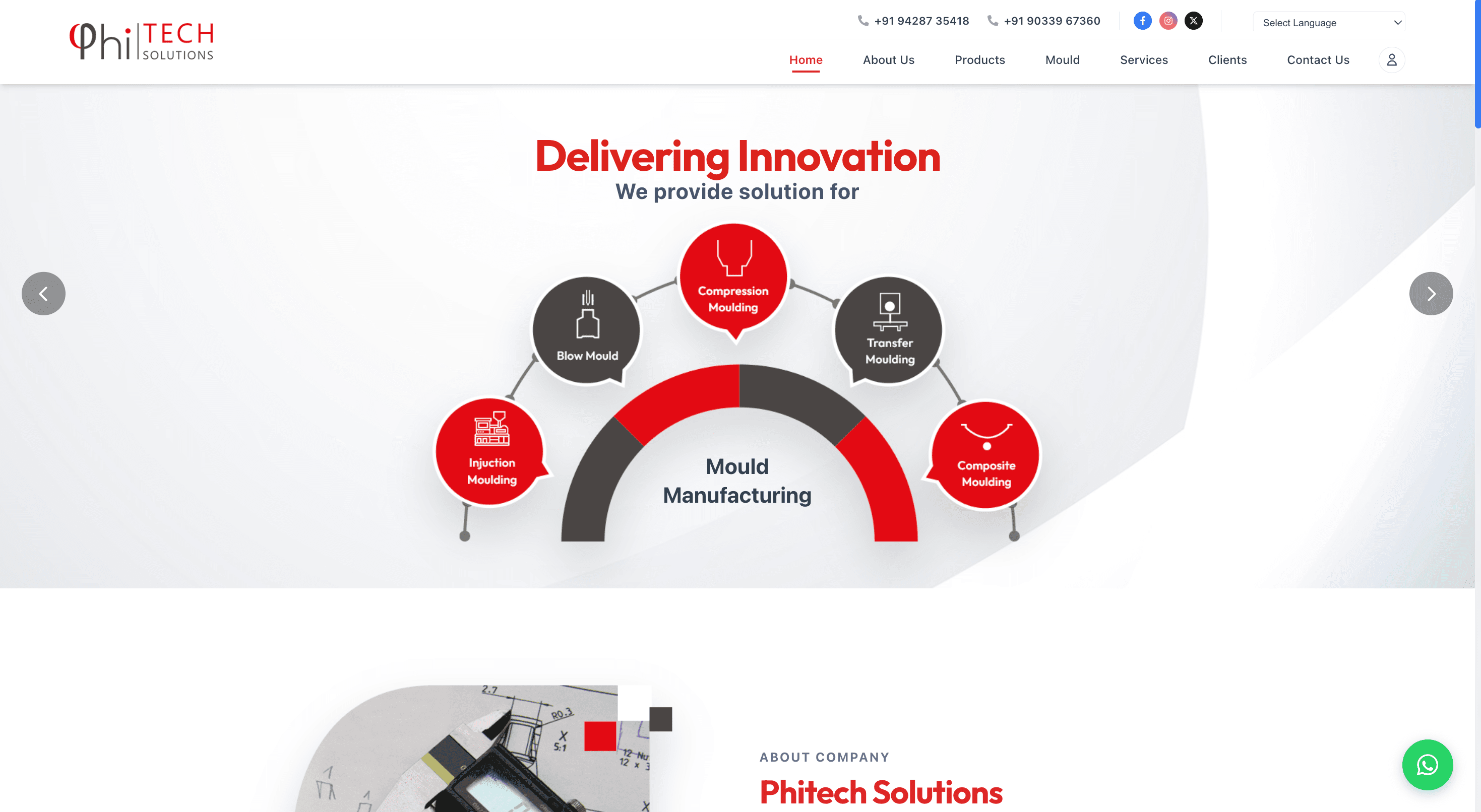 Phitech Solutions — screenshot